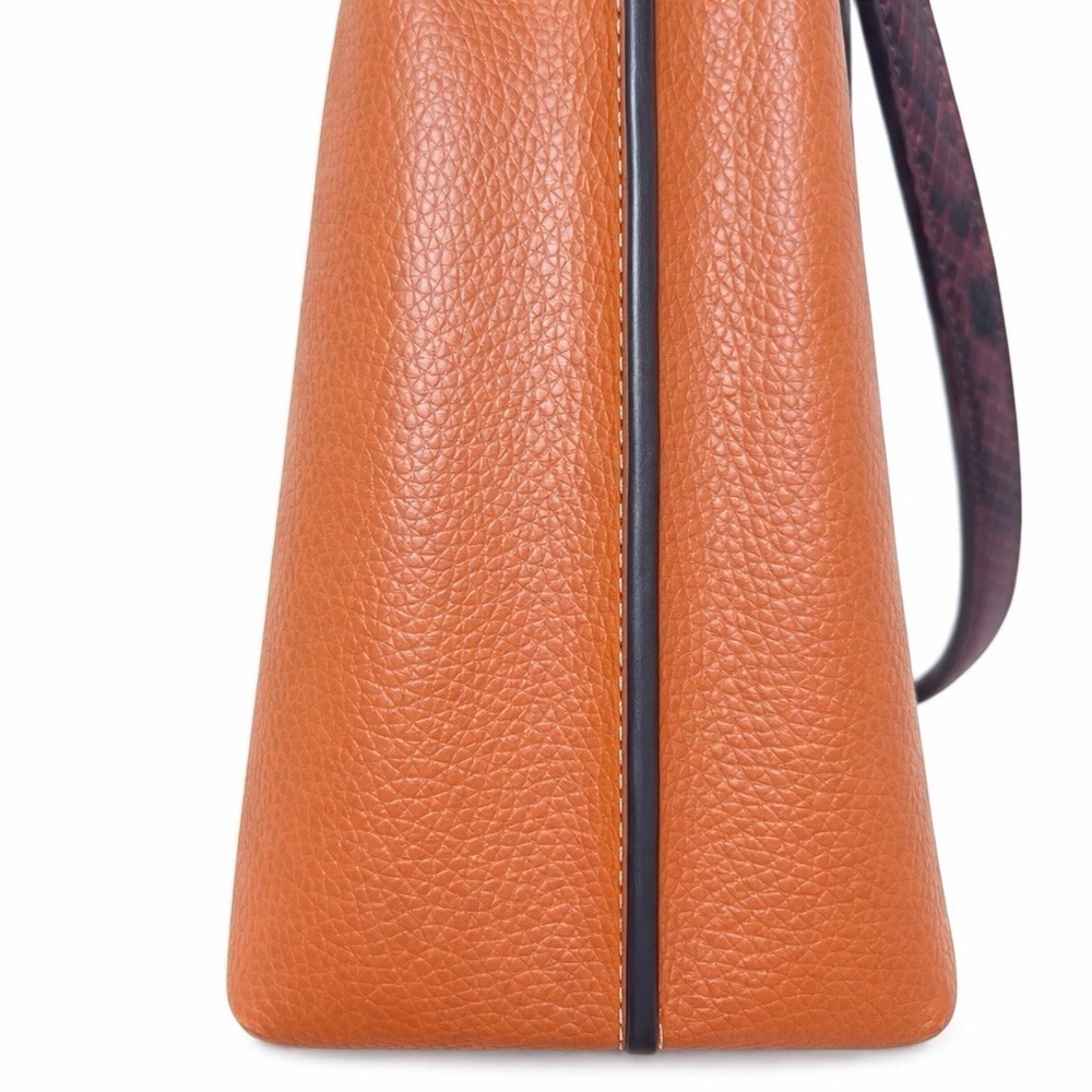 Coach Mollie 22 Crossbody Sunset Pebbled Leather C8901 Retail - Picture 3 of 7
